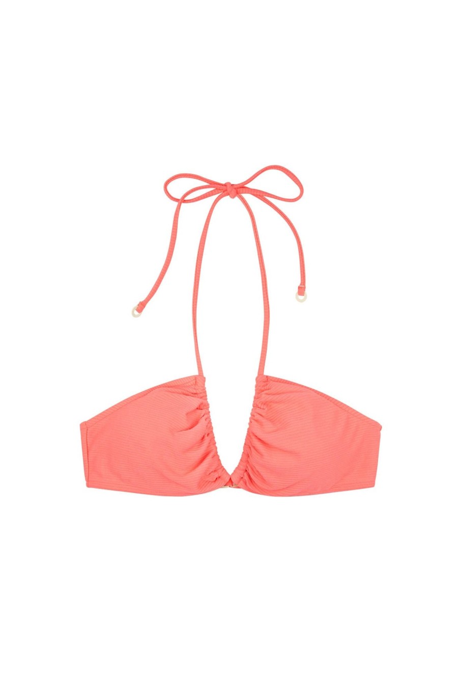 Swim Zulu & Zephyr | Signature Halter Top - Coral