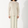 Apparel Zulu & Zephyr | Sand Linen Cotton Blend Hand Knit Jumper