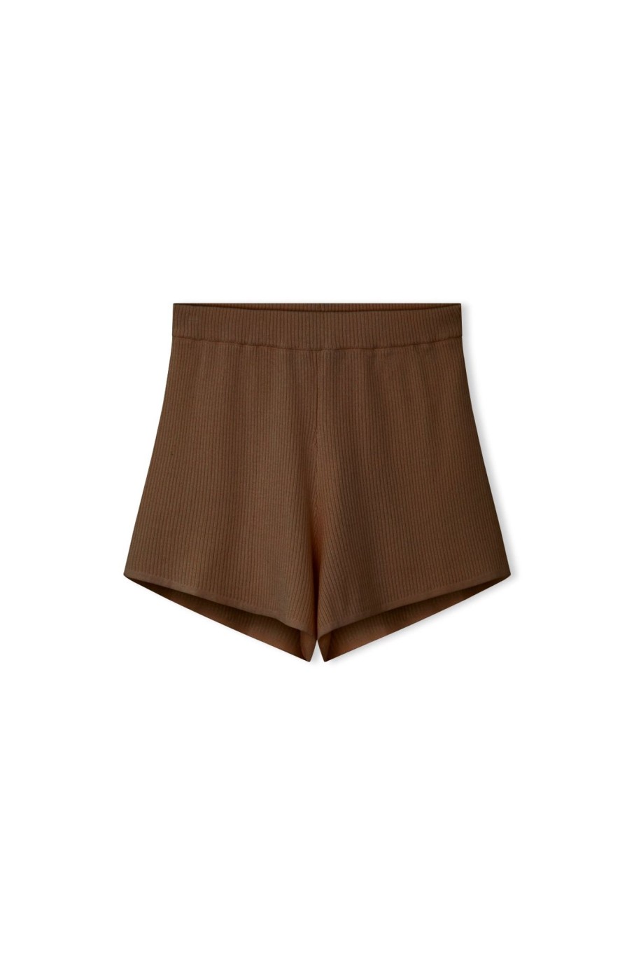 Apparel Zulu & Zephyr | Signature Rib Knit Short - Chocolate