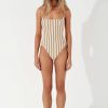 Swim Zulu & Zephyr | Licorice Stripe Rib One Piece