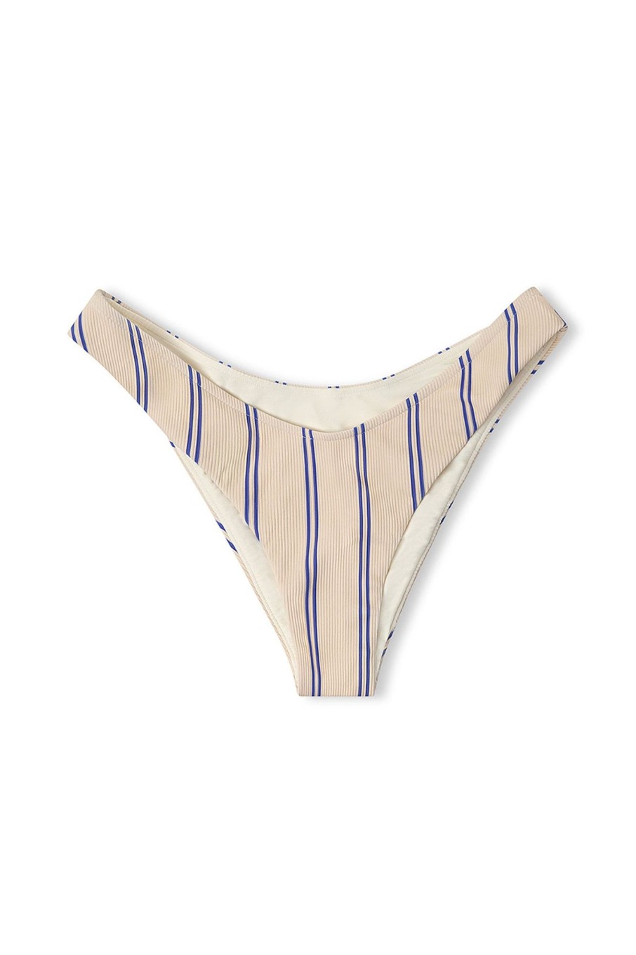 Swim Zulu & Zephyr | Marine Twin Stripe Rib Curve Brief