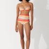 Swim Zulu & Zephyr | Sun Stripe Tie Balconette Bra Cup