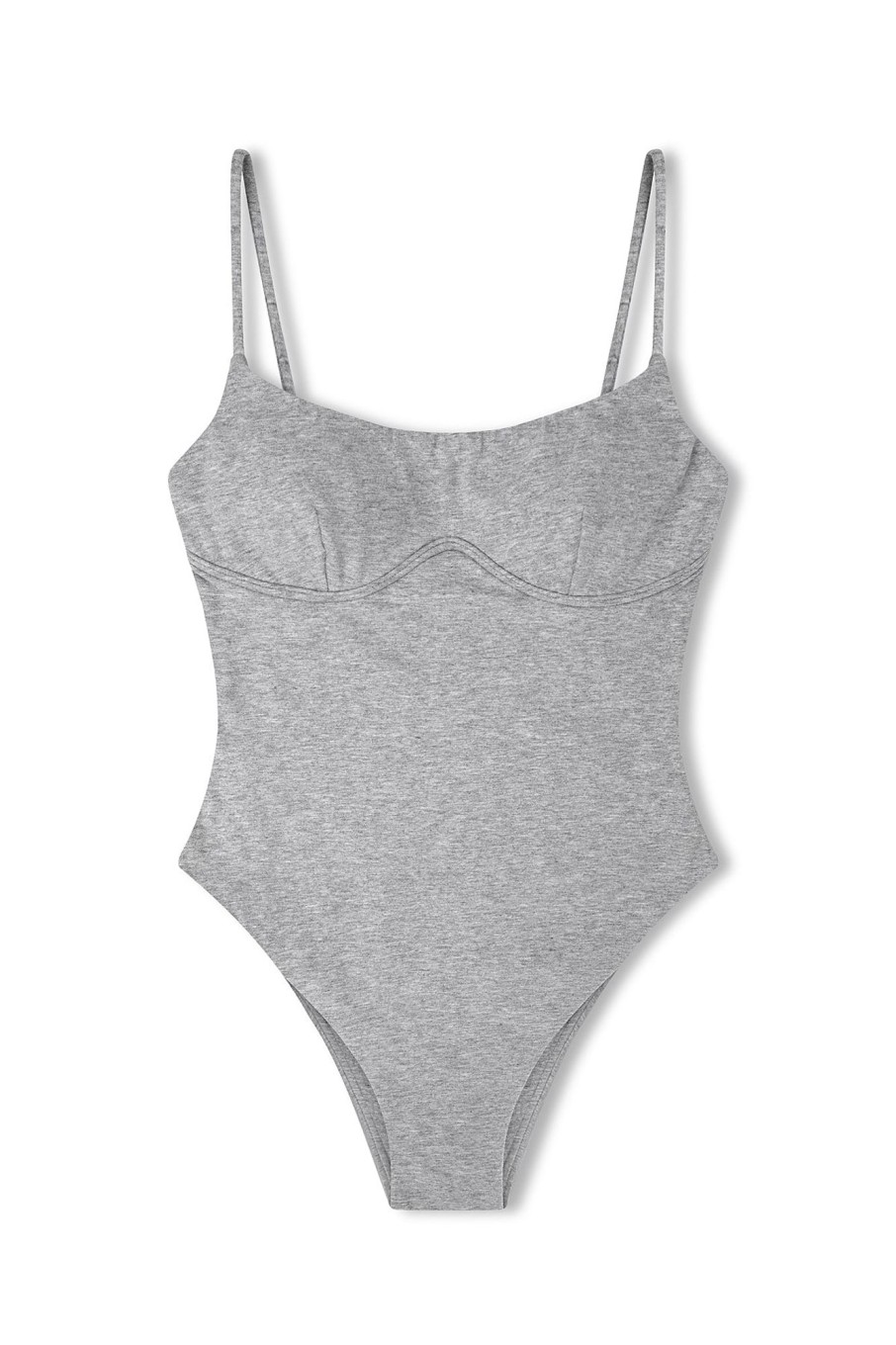 Swim Zulu & Zephyr | Grey Marle One Piece