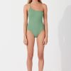 Swim Zulu & Zephyr | Myrtle Rib Asymmetric One Piece