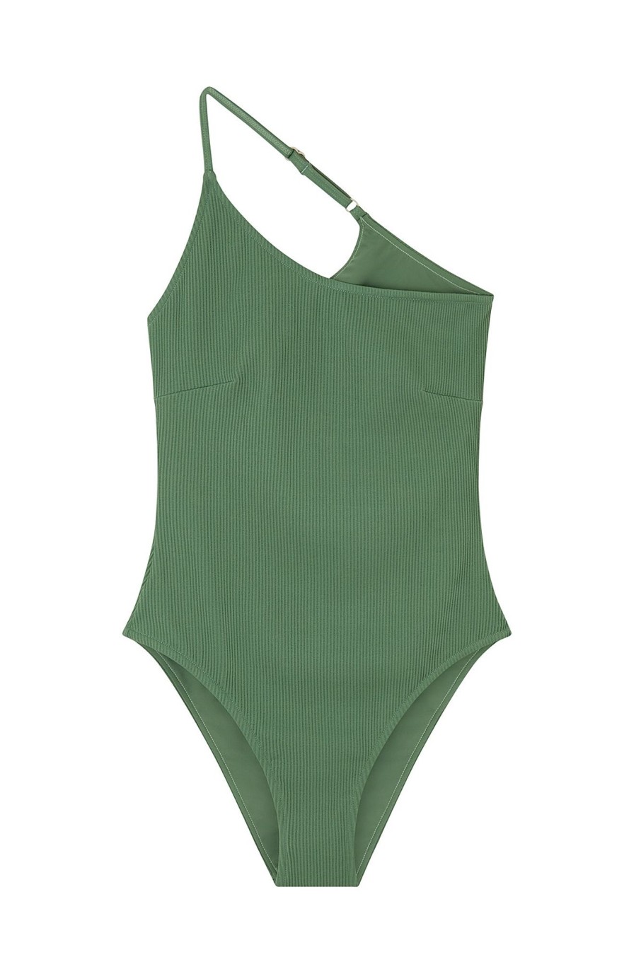 Swim Zulu & Zephyr | Myrtle Rib Asymmetric One Piece