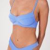 Swim Zulu & Zephyr | Sky Stripe Rib Balconette Bra Cup