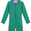 Swim Zulu & Zephyr | Mini Rib Surf Suit - Emerald