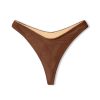 Swim Zulu & Zephyr | Signature Thong Brief - Acorn