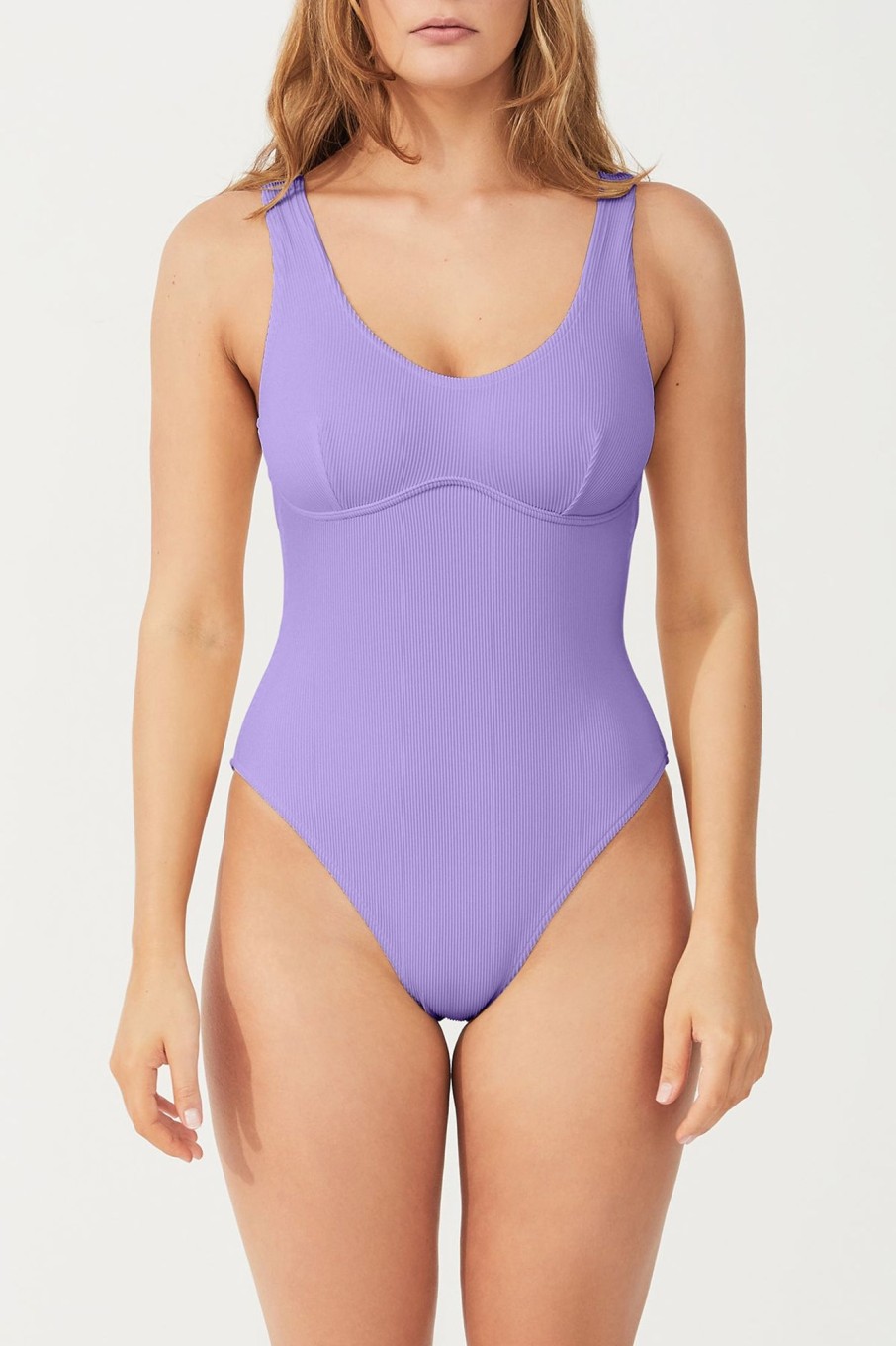 Swim Zulu & Zephyr | Signature Bralette One Piece - Lavender