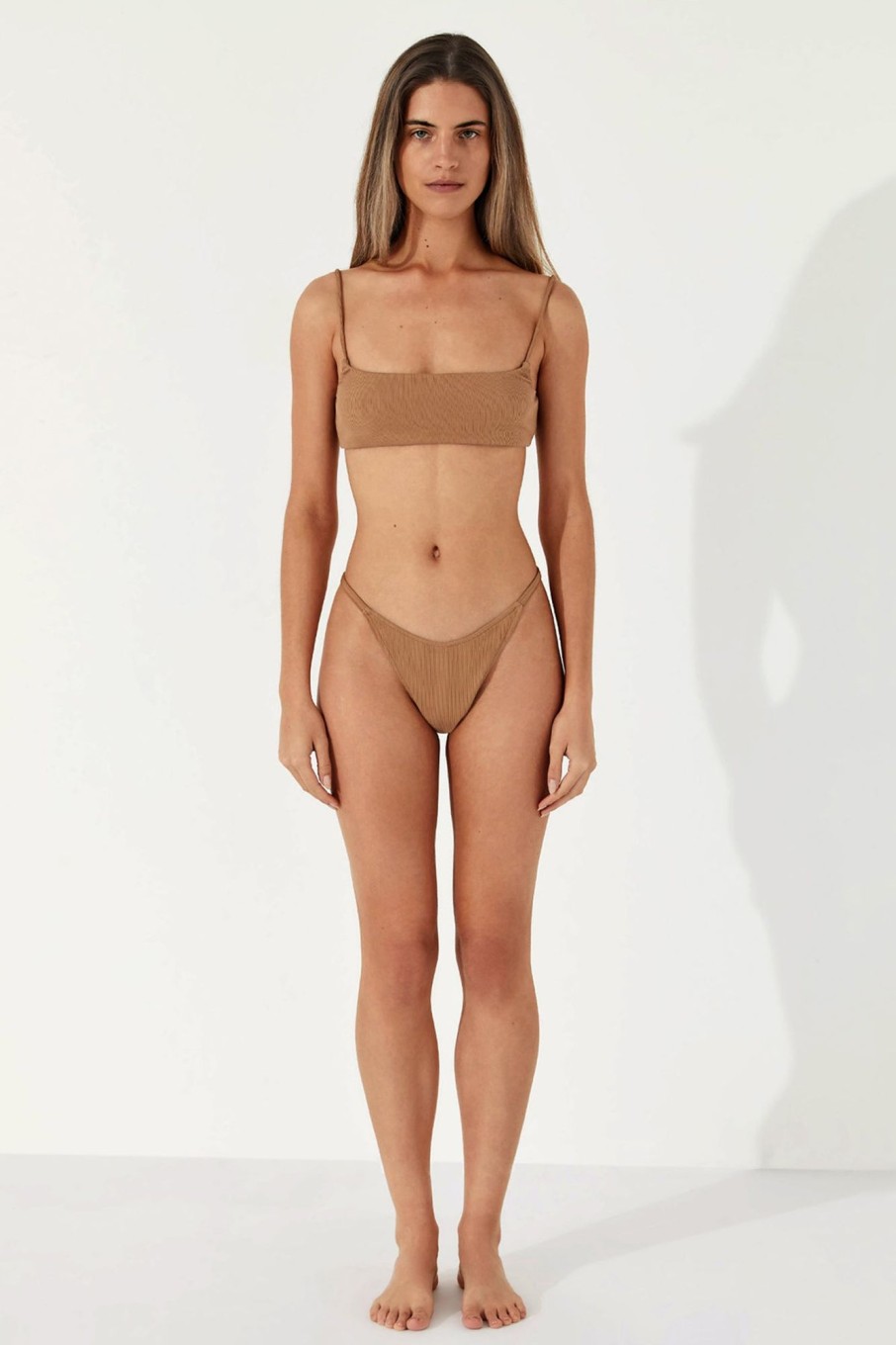 Swim Zulu & Zephyr | Almond Rib Bralette