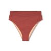 Swim Zulu & Zephyr | Signature High Waisted Brief - Earth Red