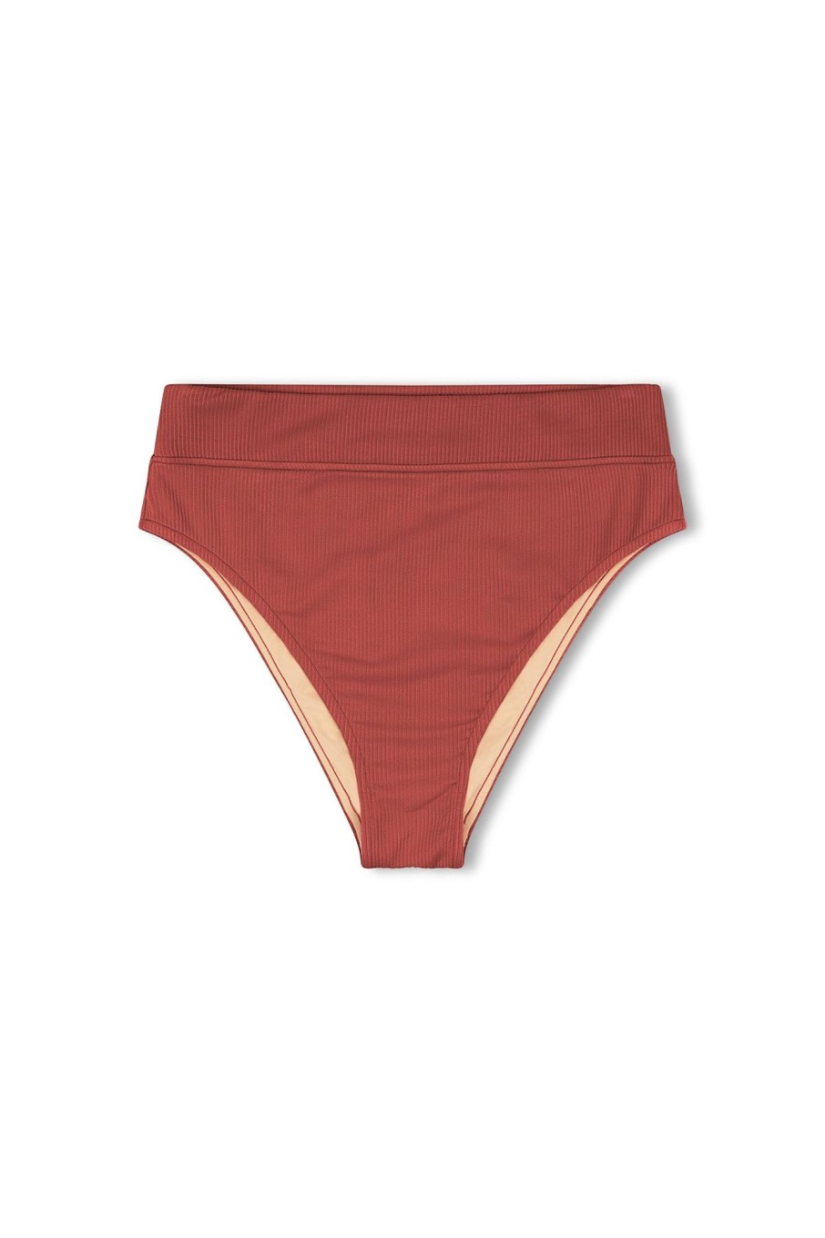 Swim Zulu & Zephyr | Signature High Waisted Brief - Earth Red