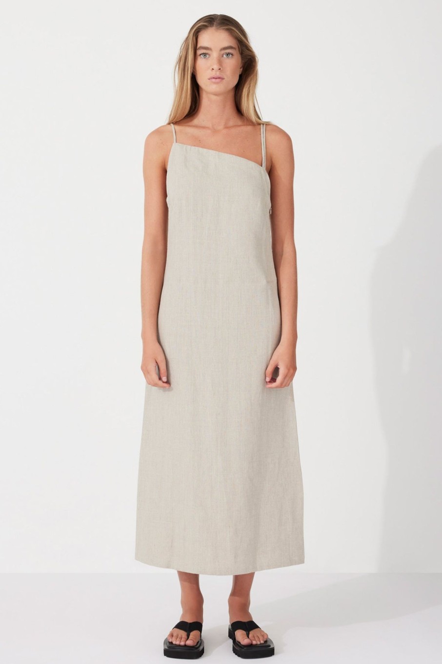 Apparel Zulu & Zephyr | Husk Contrast Linen Dress