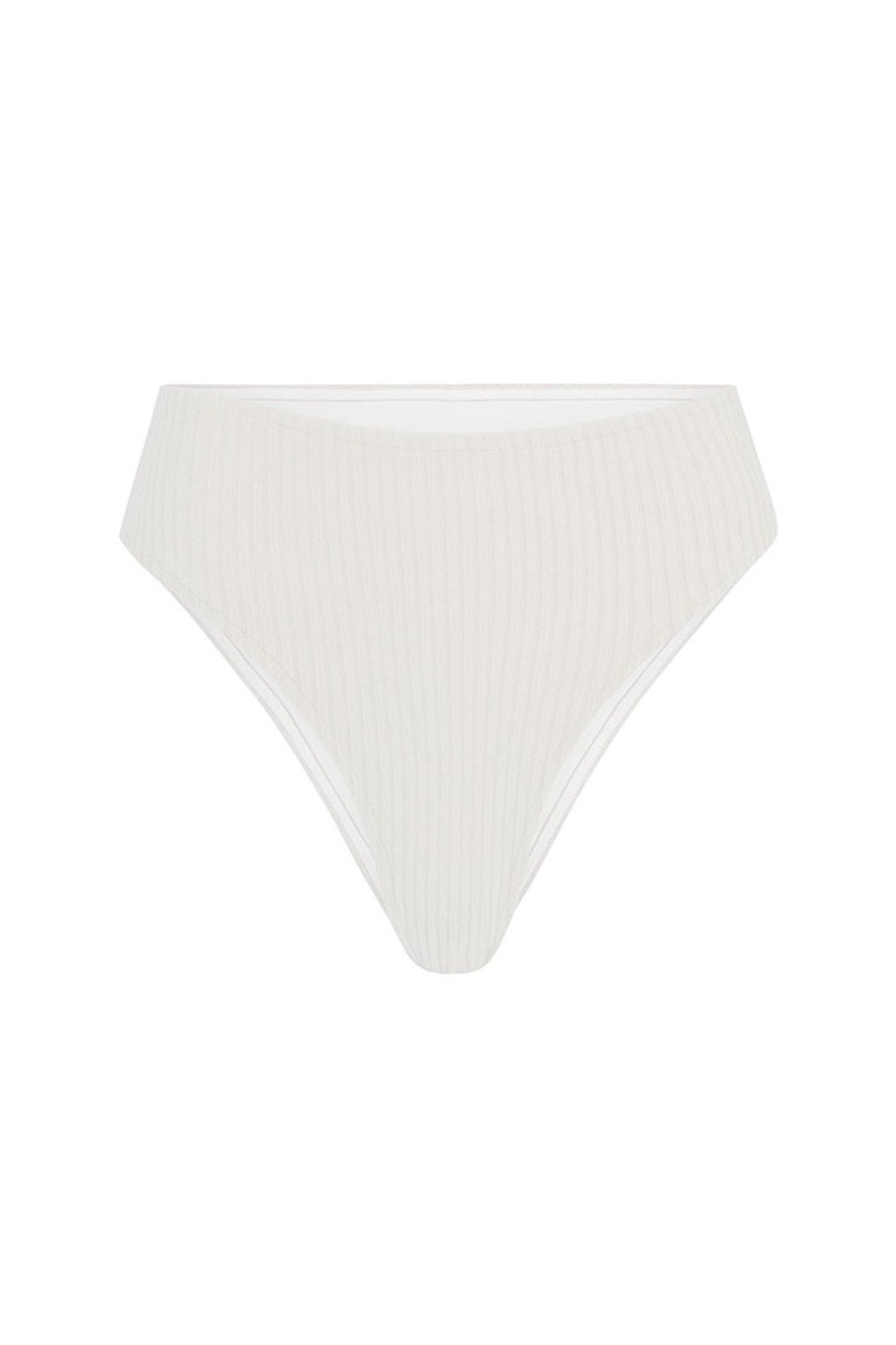 Swim Zulu & Zephyr | Cord Towelling Waisted Brief - Ivory