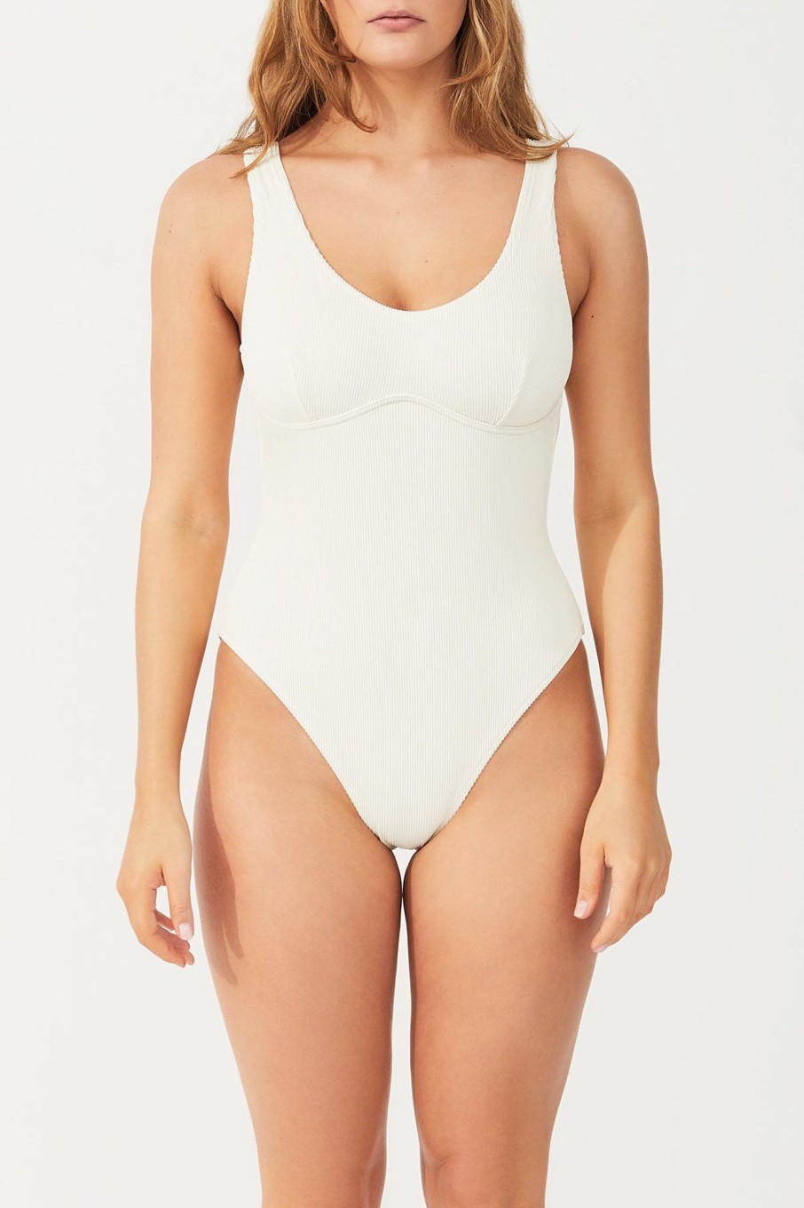 Swim Zulu & Zephyr | Signature Bralette One Piece - Coconut