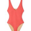 Swim Zulu & Zephyr | Signature Bikini One Piece - Cranberry