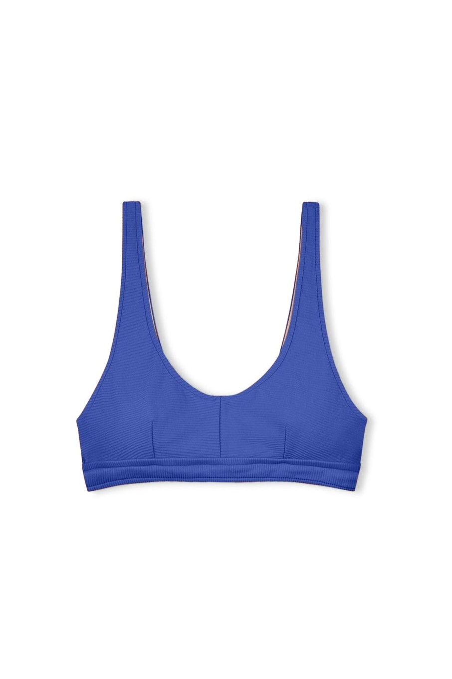 Swim Zulu & Zephyr | Signature Waistband Bralette Top - Deep Blue