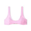 Swim Zulu & Zephyr | Signature Crop Bralette Top - Sea Pink