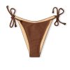 Swim Zulu & Zephyr | Signature Tie Brief - Acorn