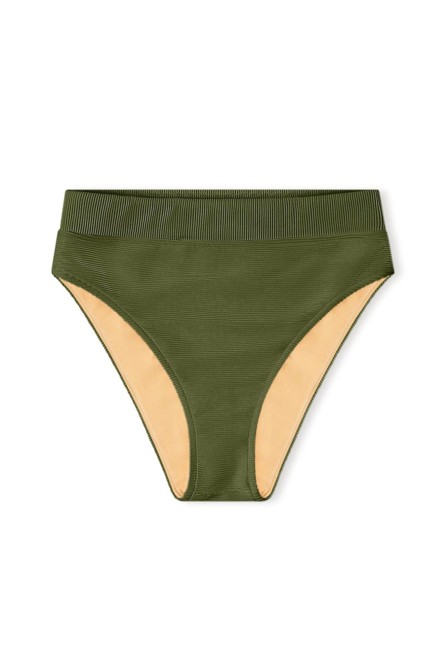 Swim Zulu & Zephyr | Signature High Waisted Brief - Khaki