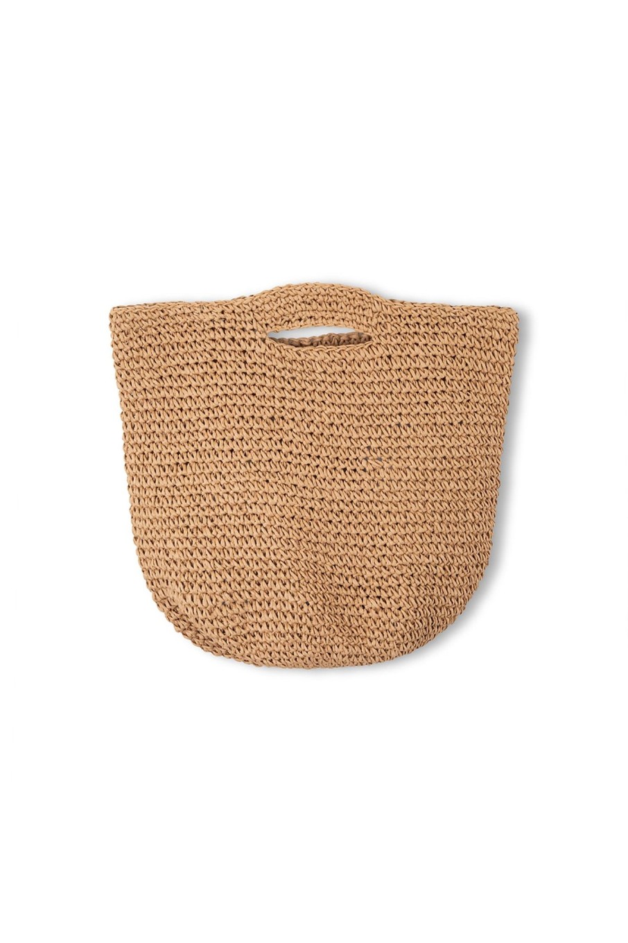 Accessories Zulu & Zephyr | Round Straw Bag - Natural