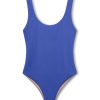 Swim Zulu & Zephyr | Signature Scooped Back One Piece - Deep Blue