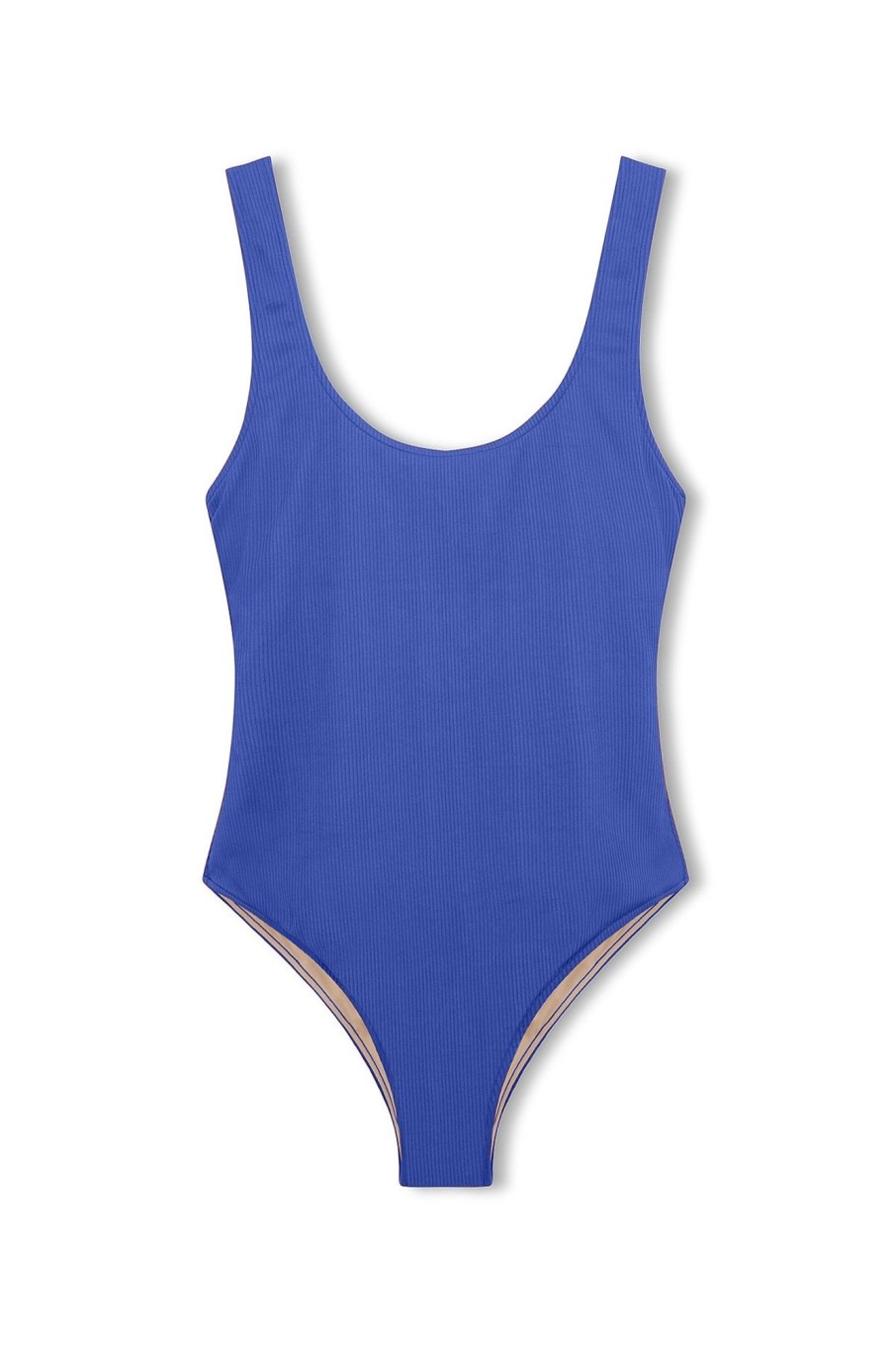 Swim Zulu & Zephyr | Signature Scooped Back One Piece - Deep Blue