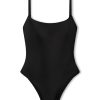 Swim Zulu & Zephyr | Signature Simple One Piece - Black