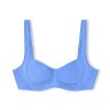 Swim Zulu & Zephyr | Signature Bra Cup Top - Bay Blue